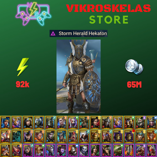 Raid Shadow Legends | Starter acc with Hekaton : 92k energy / 30 Legendary hero