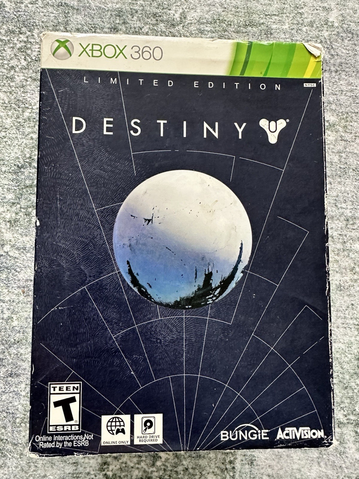 Destiny — Limited Edition (Microsoft Xbox 360, 2014) no disc included