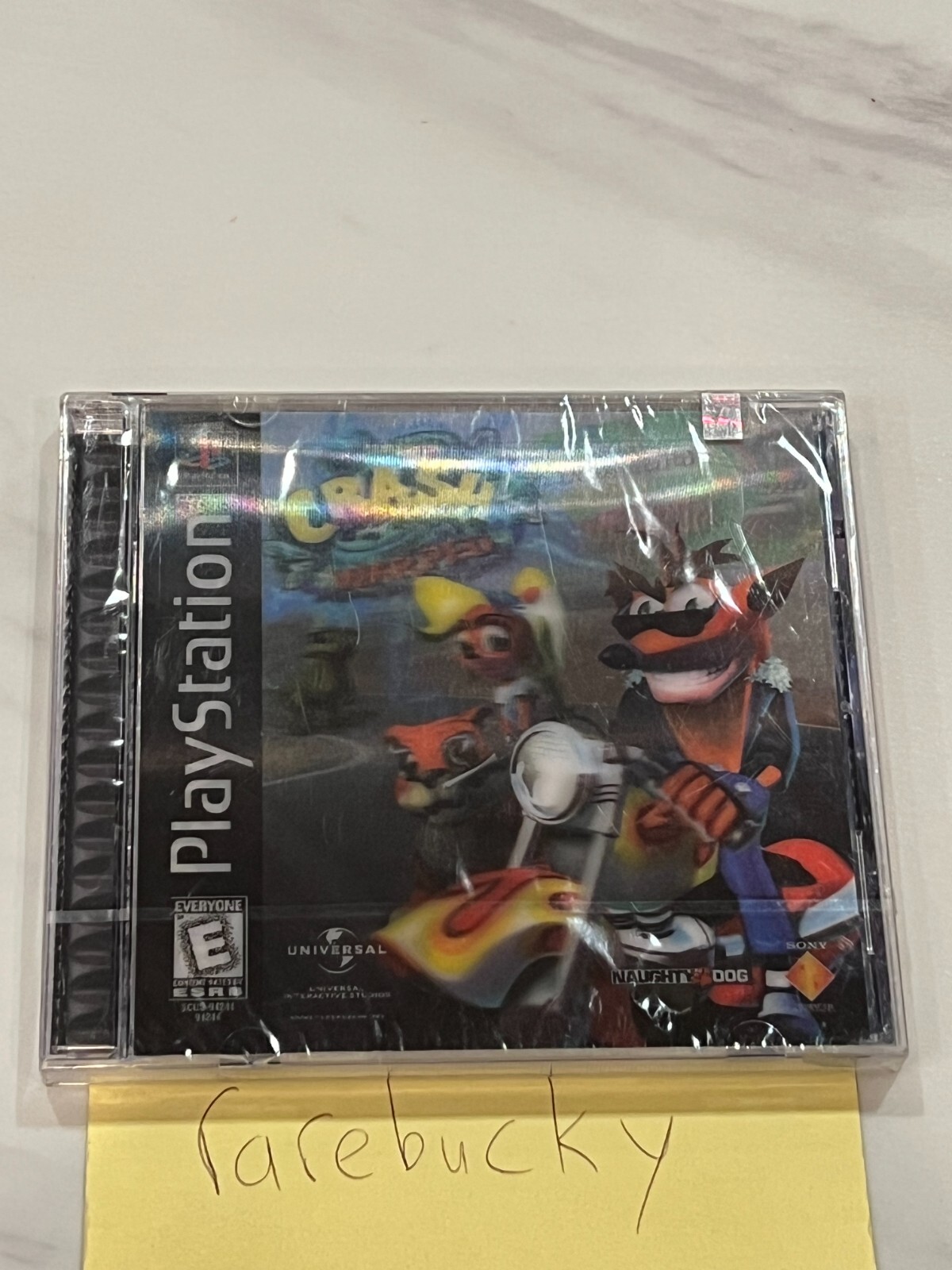Crash 3: Warped (PS1 PSX Playstation) NEW SEALED FIRST PRINT HOLO COVER, NM!