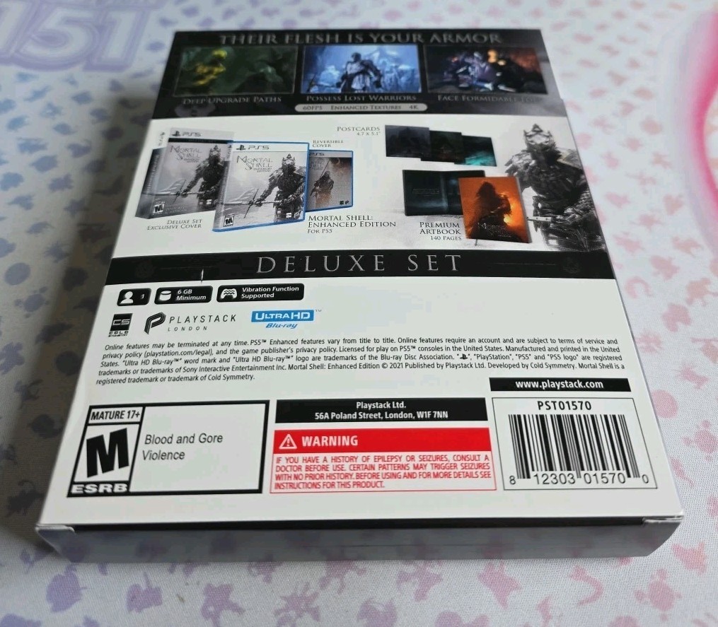 Mortal Shell: Enhanced Edition Deluxe Set (PS5) – CIB – VERY RARE & OOP!