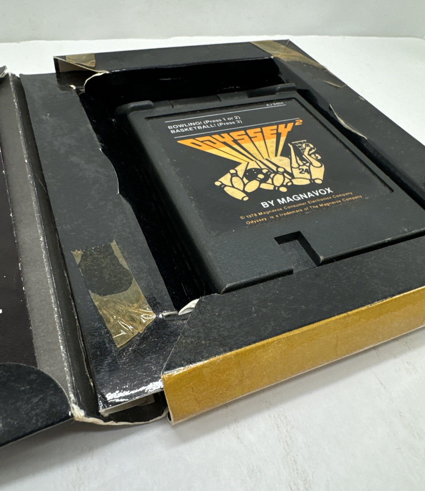 Magnovox Odyssey 2 Bowling & Basketball Game in original box w/ instructions