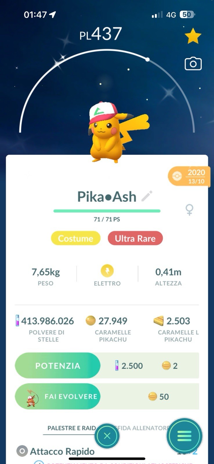 Pokemon Go Shiny Pikachu Ash Hat Ultra Rare