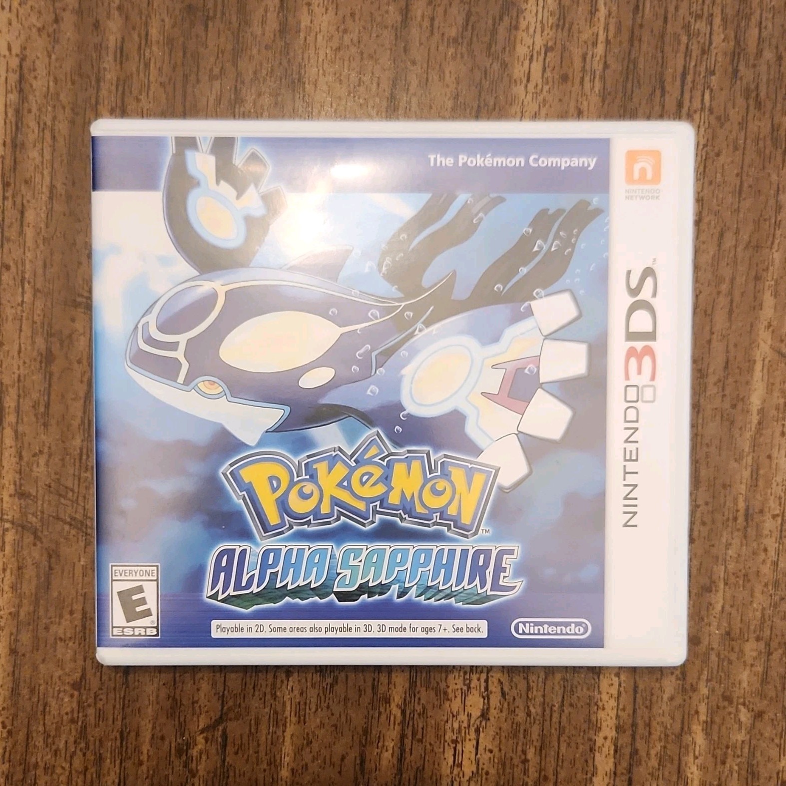 Pokémon Alpha Sapphire Nintendo 3DS w/ Case Manual Cartridge NTSC-U/C E 2014