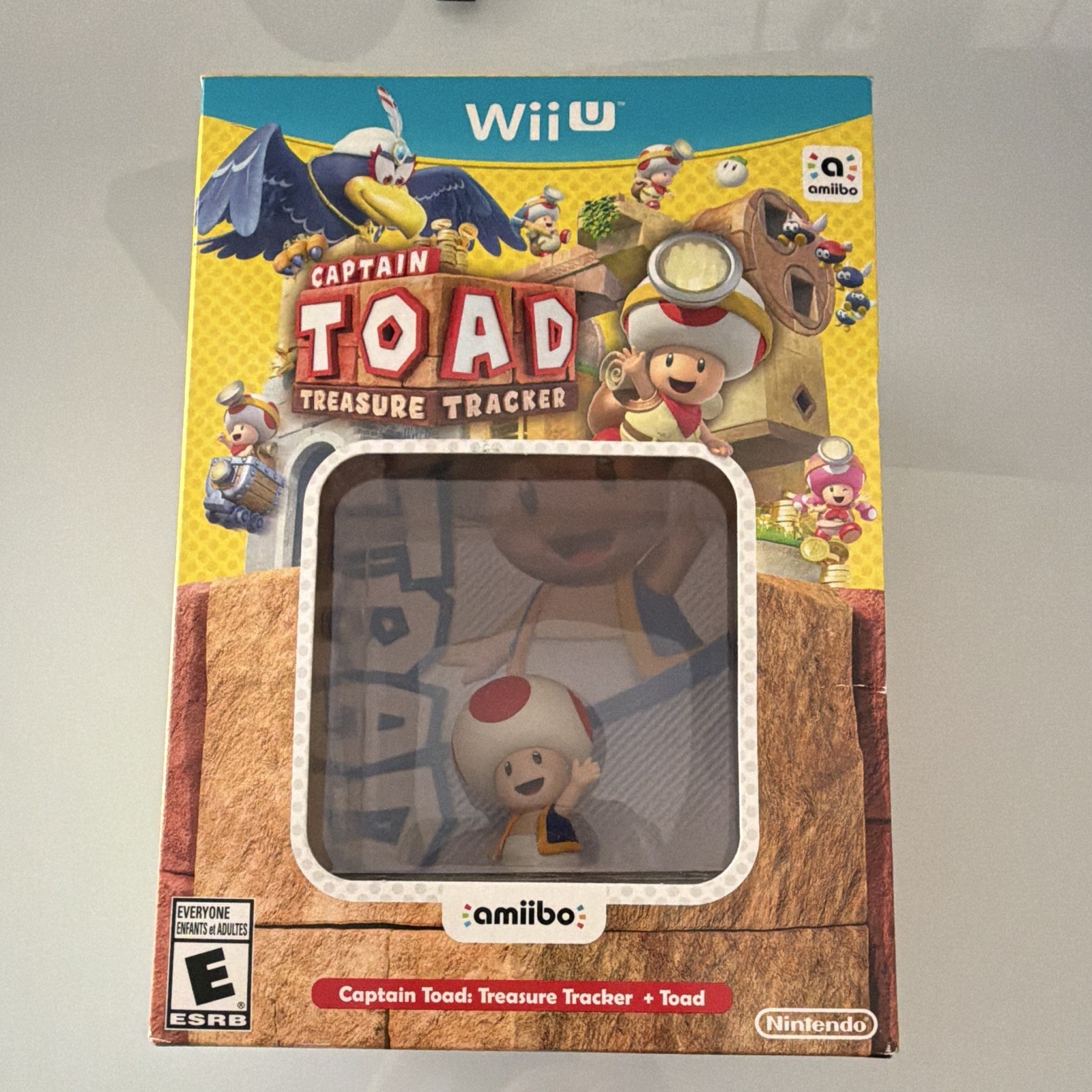 Nintendo Captain Toad: Treasure Tracker + amiibo Toad (Wii U, 2014) NTSC-U/C