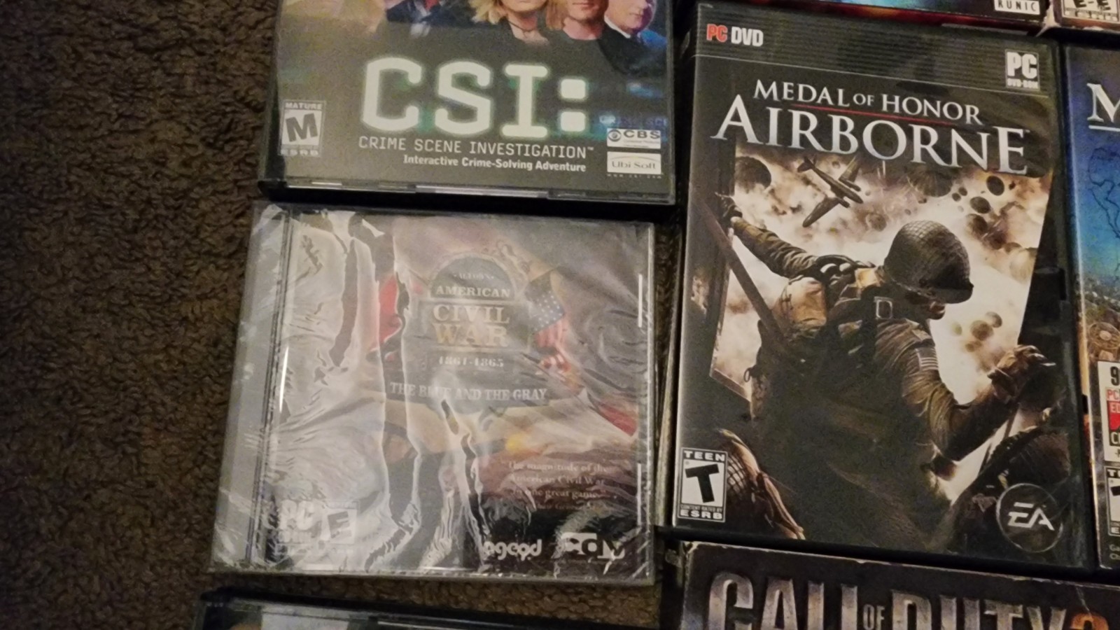 Vintage PC CD ROM Video Games Lot Of 28 Unique Games Shooter, RTS, RPGS