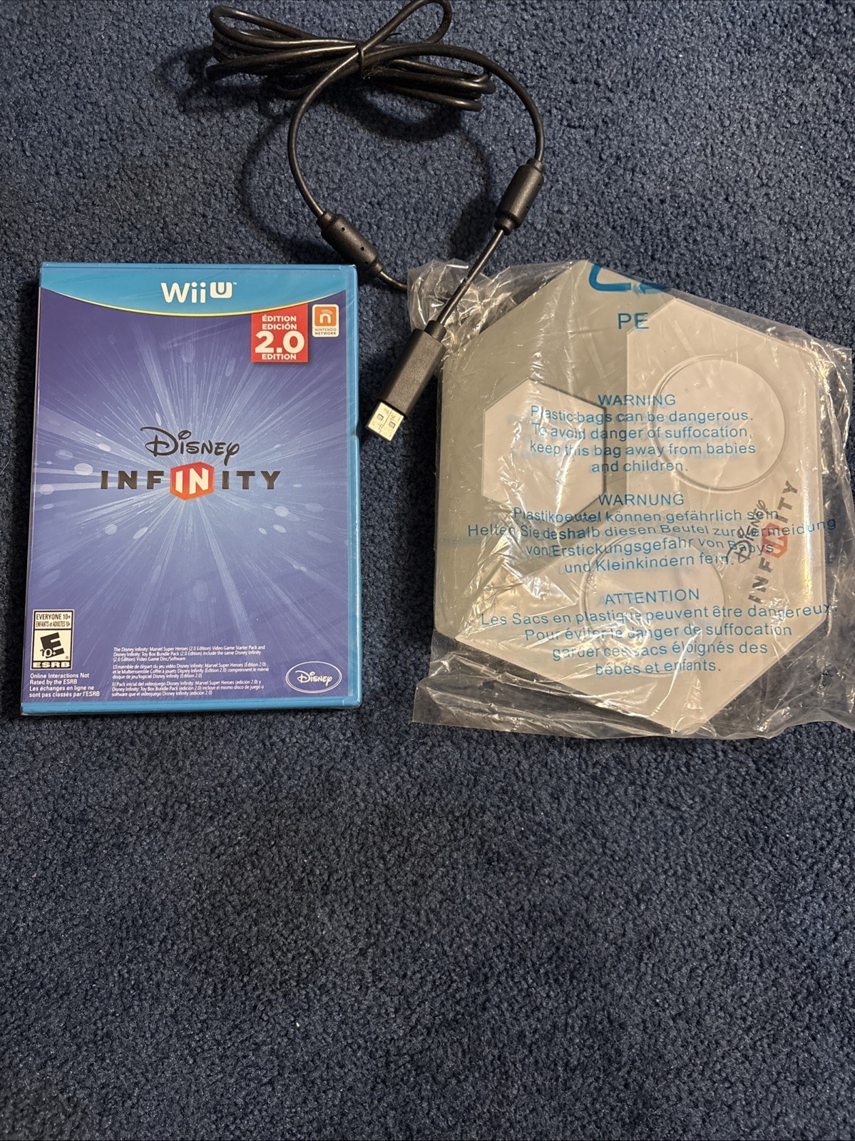 Disney Infinity 2.0 Edition Nintendo Wii U Unopened with usb Figure scanner
