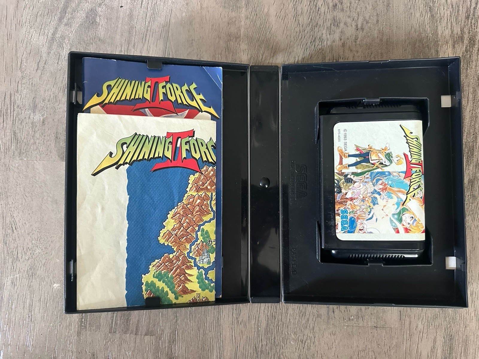 Sega Mega Drive Shining Force 2 boxed + Map Japan MD game US Seller