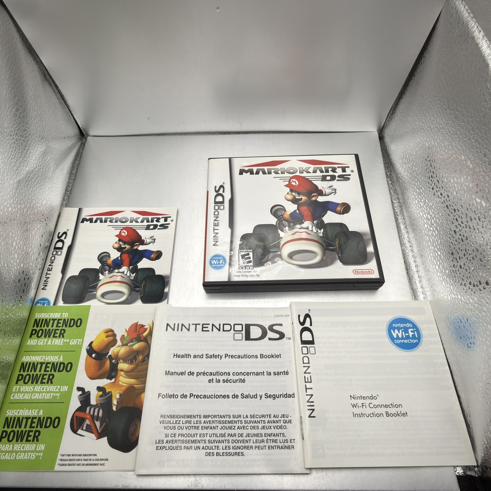 Mario Kart DS Nintendo ( DS, 2005) Case, Manual & Inserts ONLY! **NO GAME**