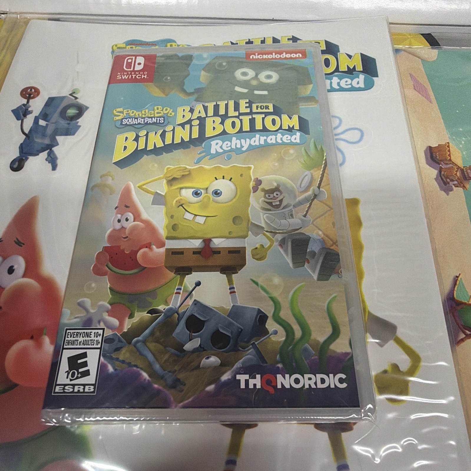 Spongebob Squarepants: Battle for Bikini Bottom – F.U.N Edition Switch Open Box