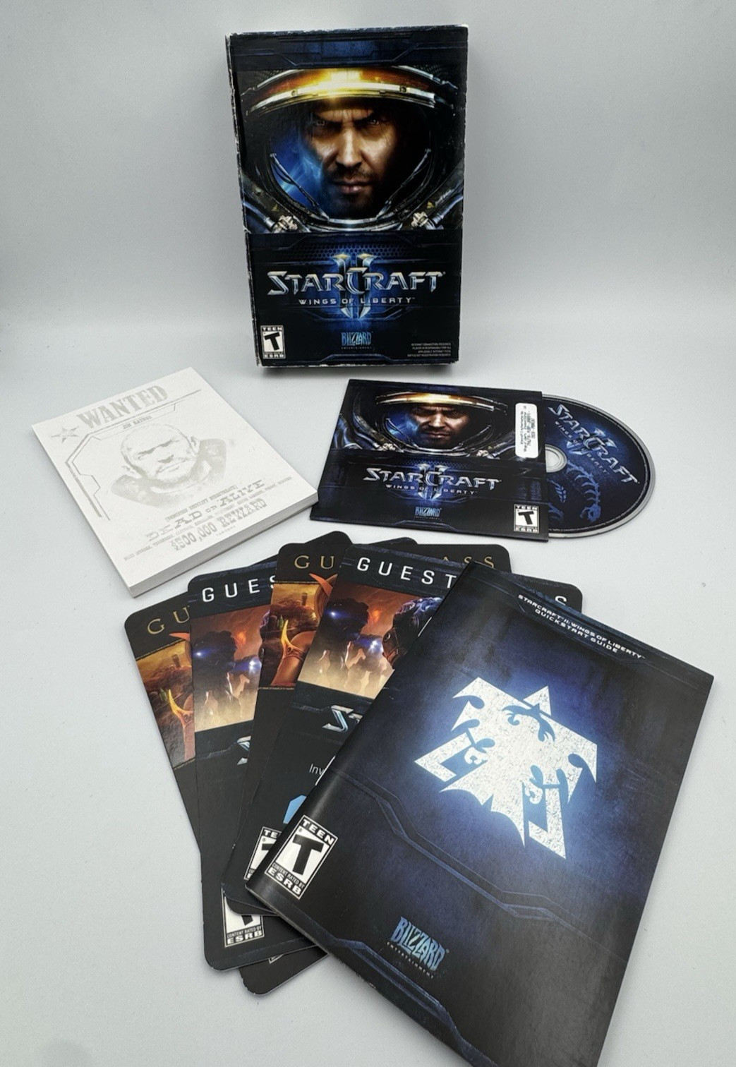 StarCraft II Wings of Liberty Big Box PC Complete w Inserts