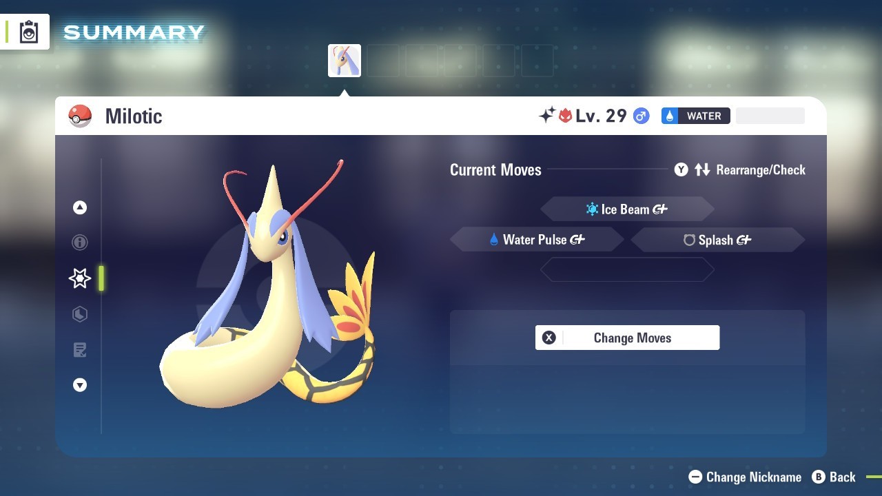 Shiny Alpha Milotic Lv. 29 Max 6IV Pokémon Legends Z-A Feebas Evolve Pokemon ZA