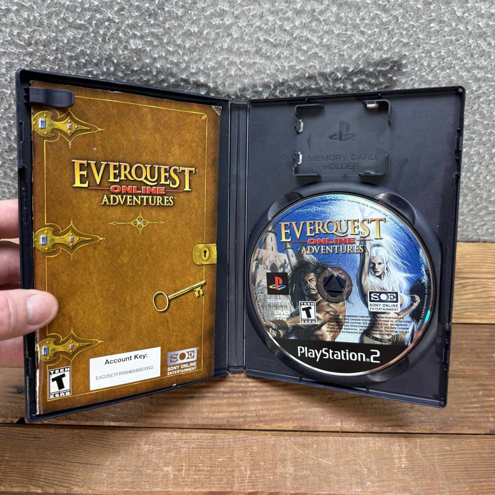 EverQuest Adventures PlayStation2 Role Playing MMORPG Action Game Complete CIB