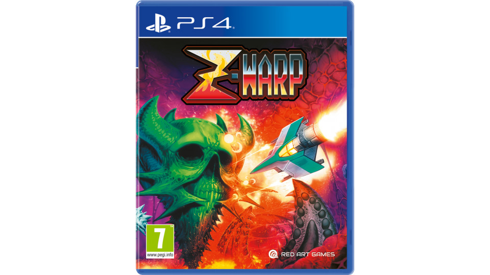 Z-Warp (1500Ex.) PS4 Red Art Games Used (EN-JP) STG Shmup Shoot’em Up Bullet Hel