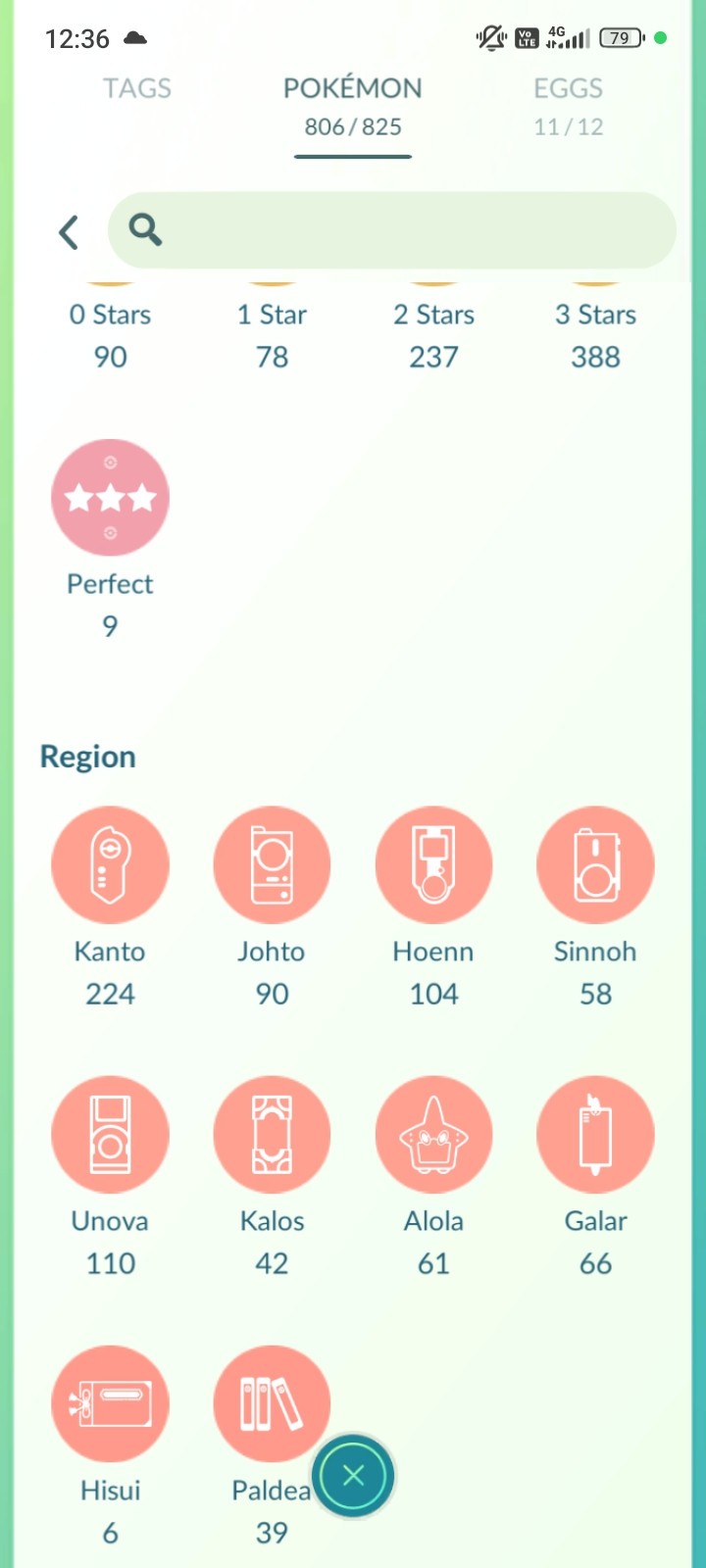 Pokémon GO Account LVL 52 74 shiny 135 legendary