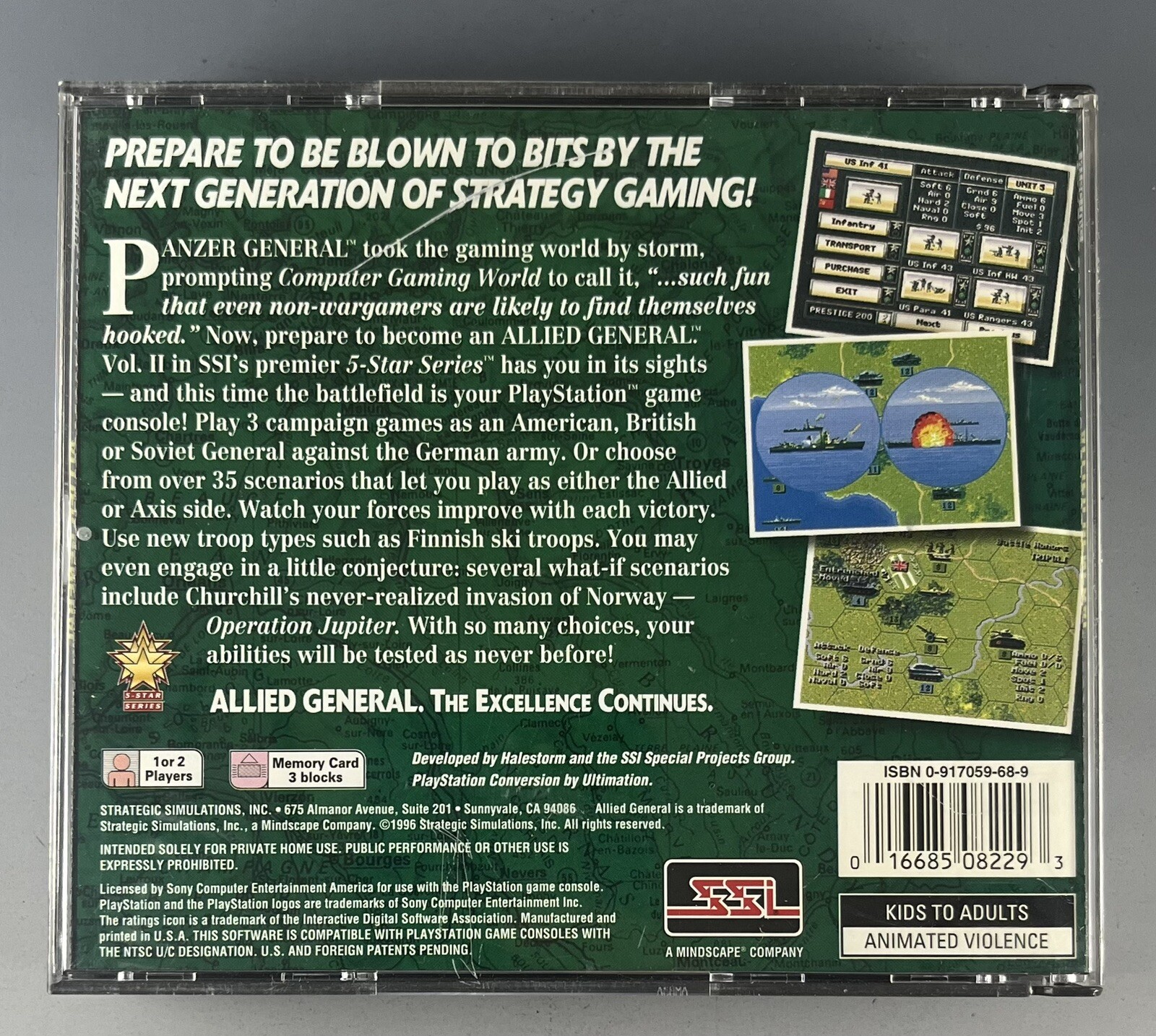 Allied General – Sony PlayStation 1