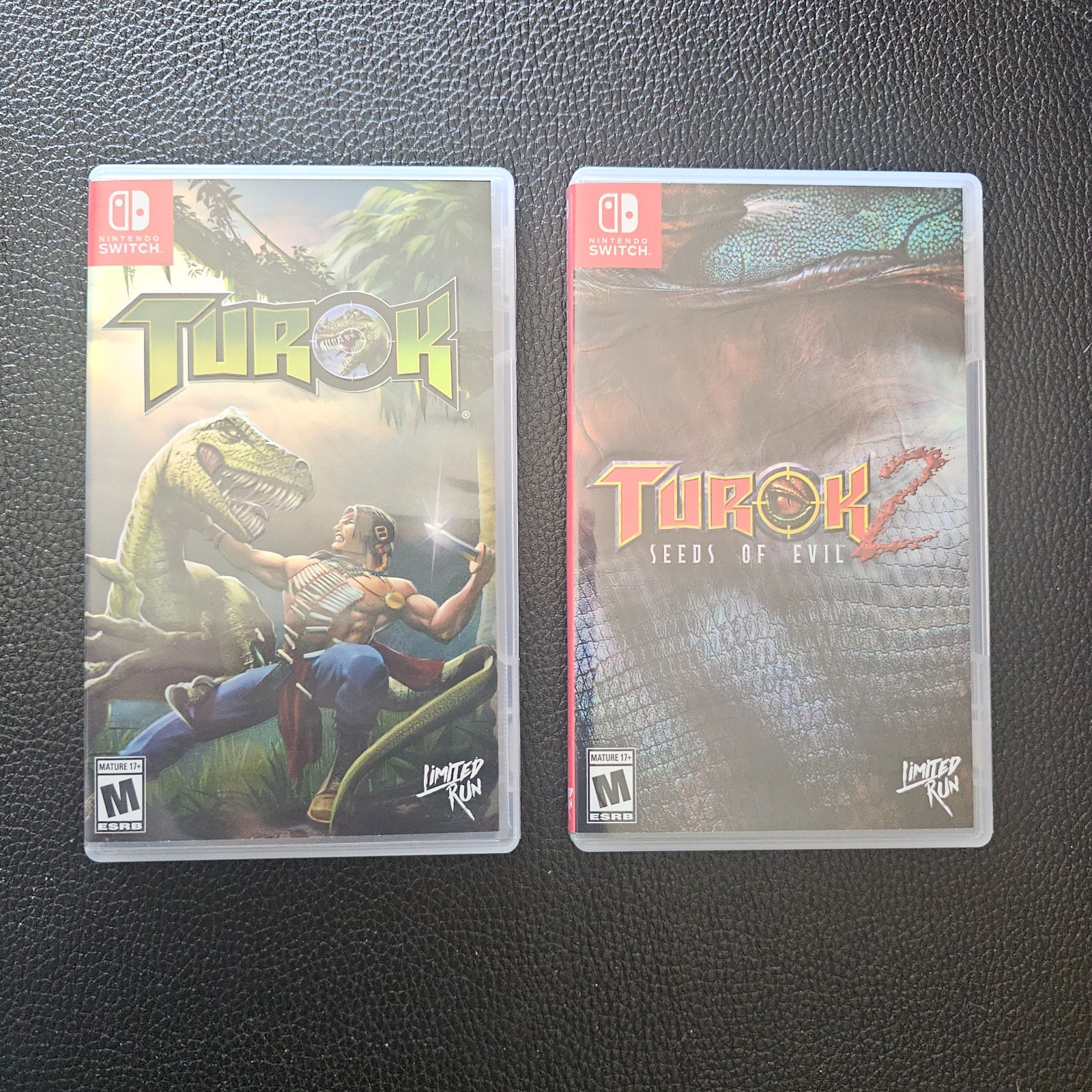 Turok & Turok 2 Dual Pack w/Slipcover – Limited Run Games #44 & #43 SHIPS IN BOX