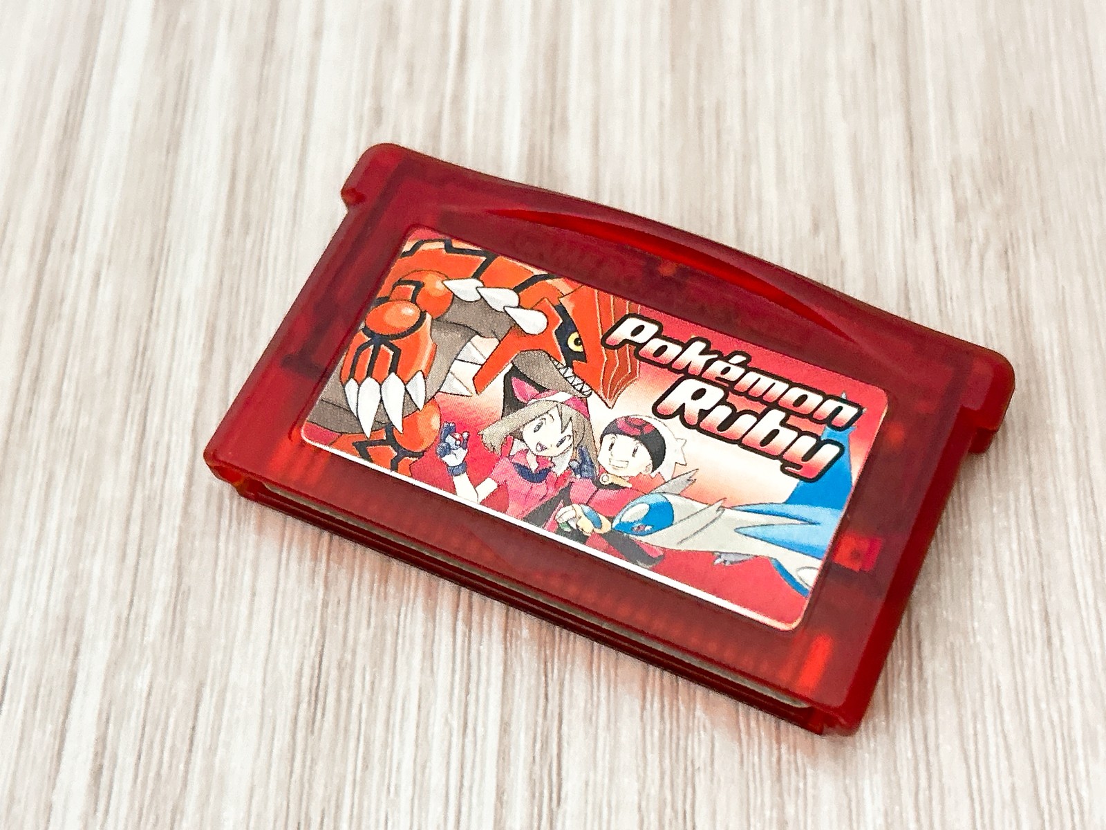 Pokemon Ruby Gameboy Advance Japanese Tested Cleaned Authentic New Battery GBA