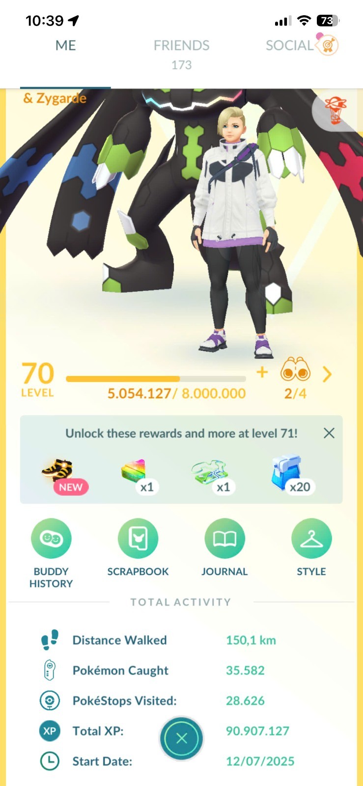 Hundo Zygarde Complete form A.C.C ✨ LvL70 with 01 Master Ball