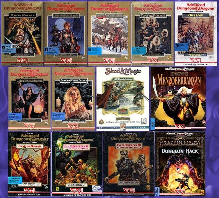 CURSE OF THE AZURE BONDS +12 MORE GAMES +1Clk Windows 11 10 8 7 Vista XP Install