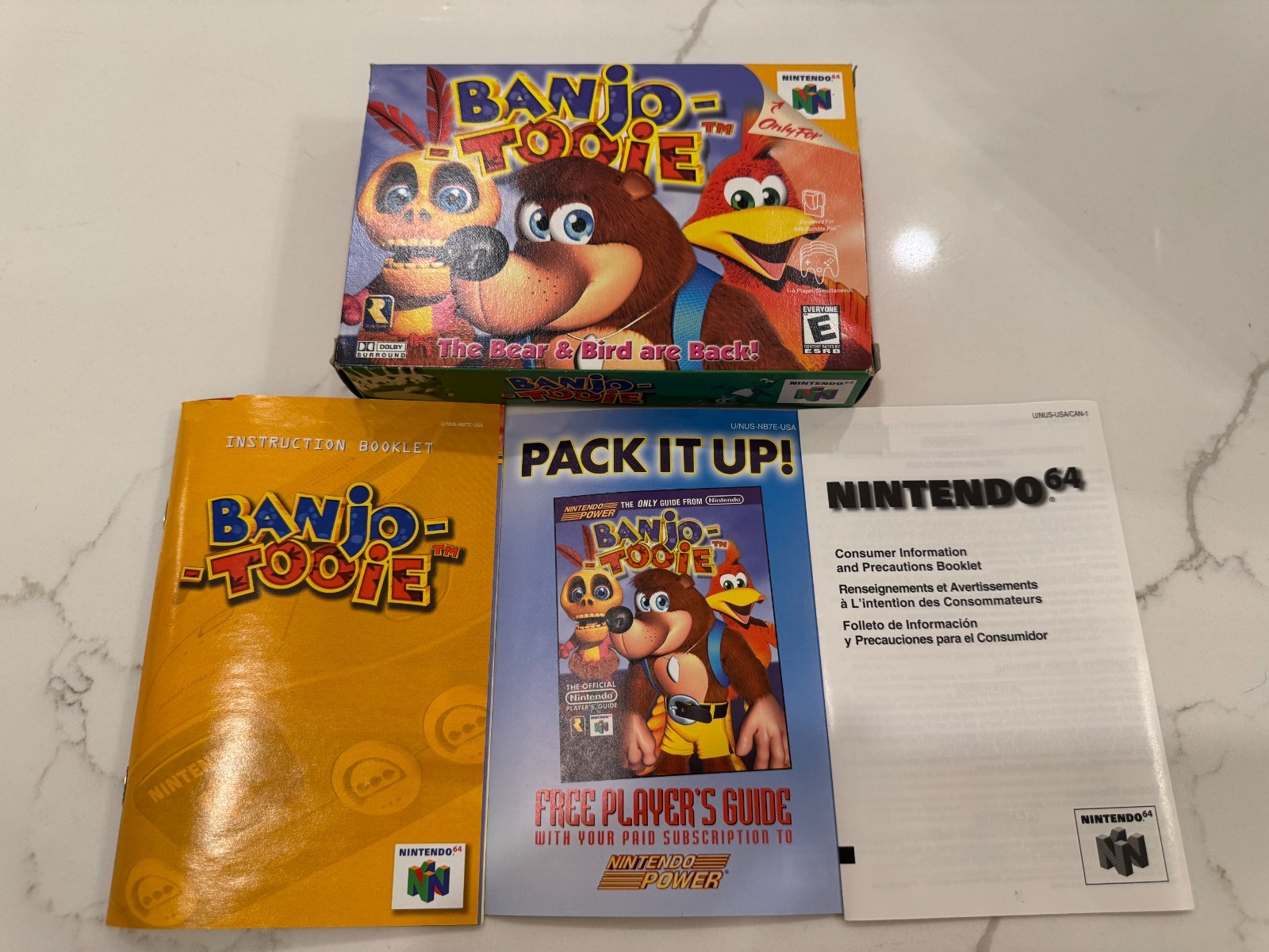 Banjo Tooie Complete in box – excellent condition with protective covers