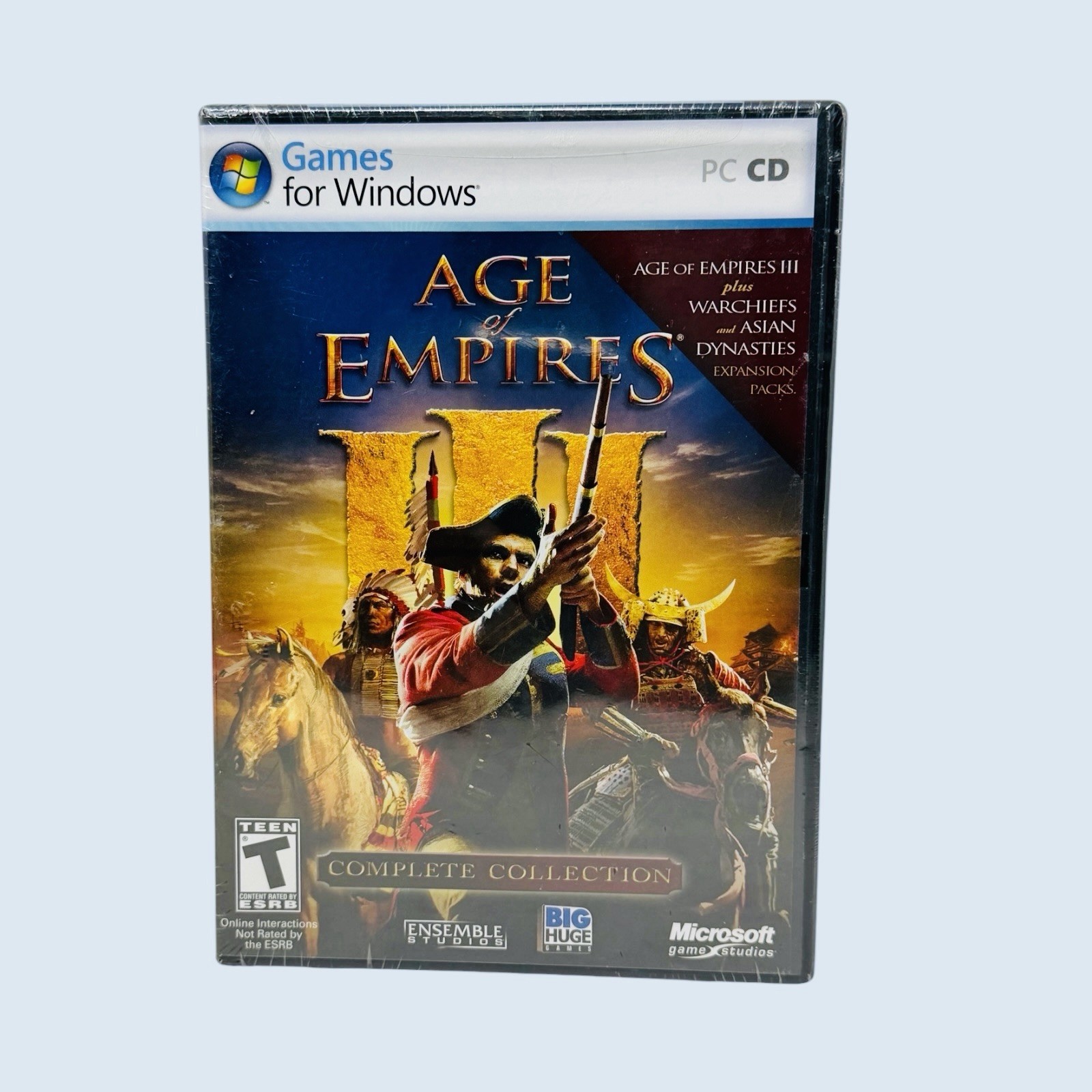 New Sealed AGE OF EMPIRES III Complete Collection Games For Windows PC Game