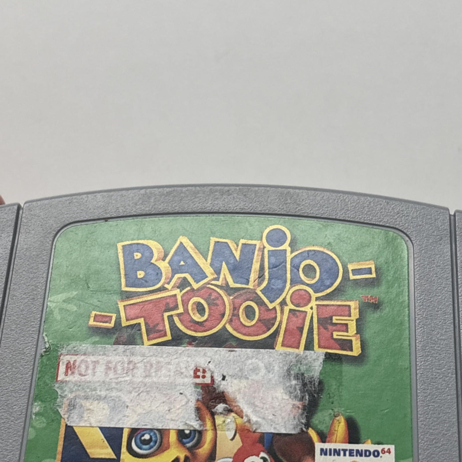 Banjo Tooie Not For Resale NFR Nintendo 64 N64 Authentic Store Kiosk Demo Refurb
