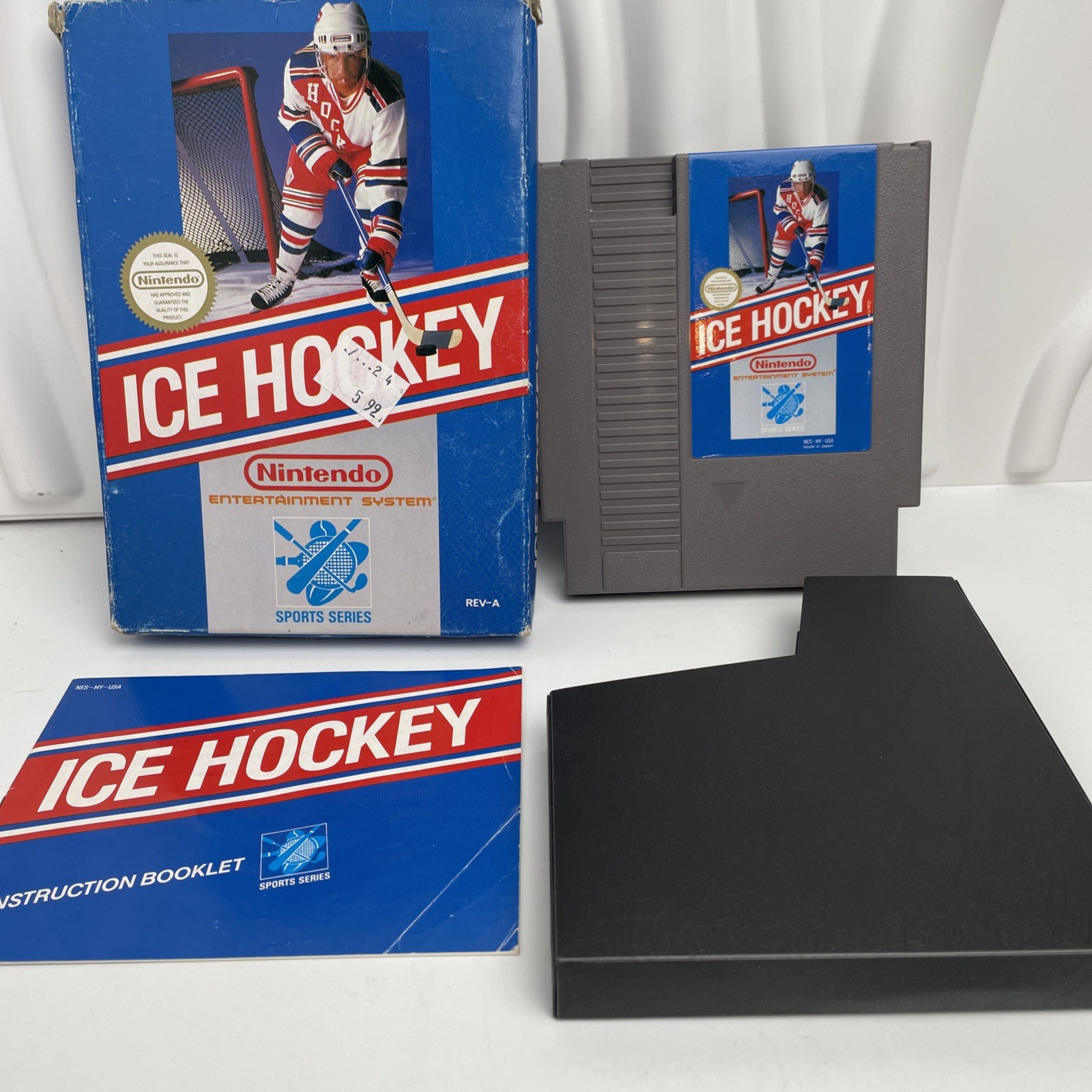 Ice Hockey (Nintendo NES) Complete in Box CIB
