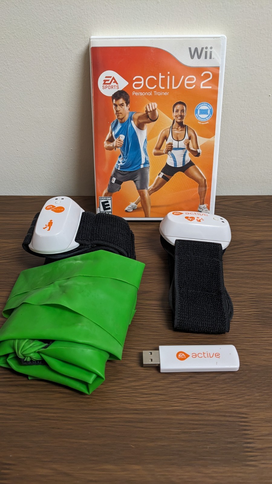 Nintendo Wii – EA Sports Active 2 w/ Dongle, Wrist, & Ankle Band