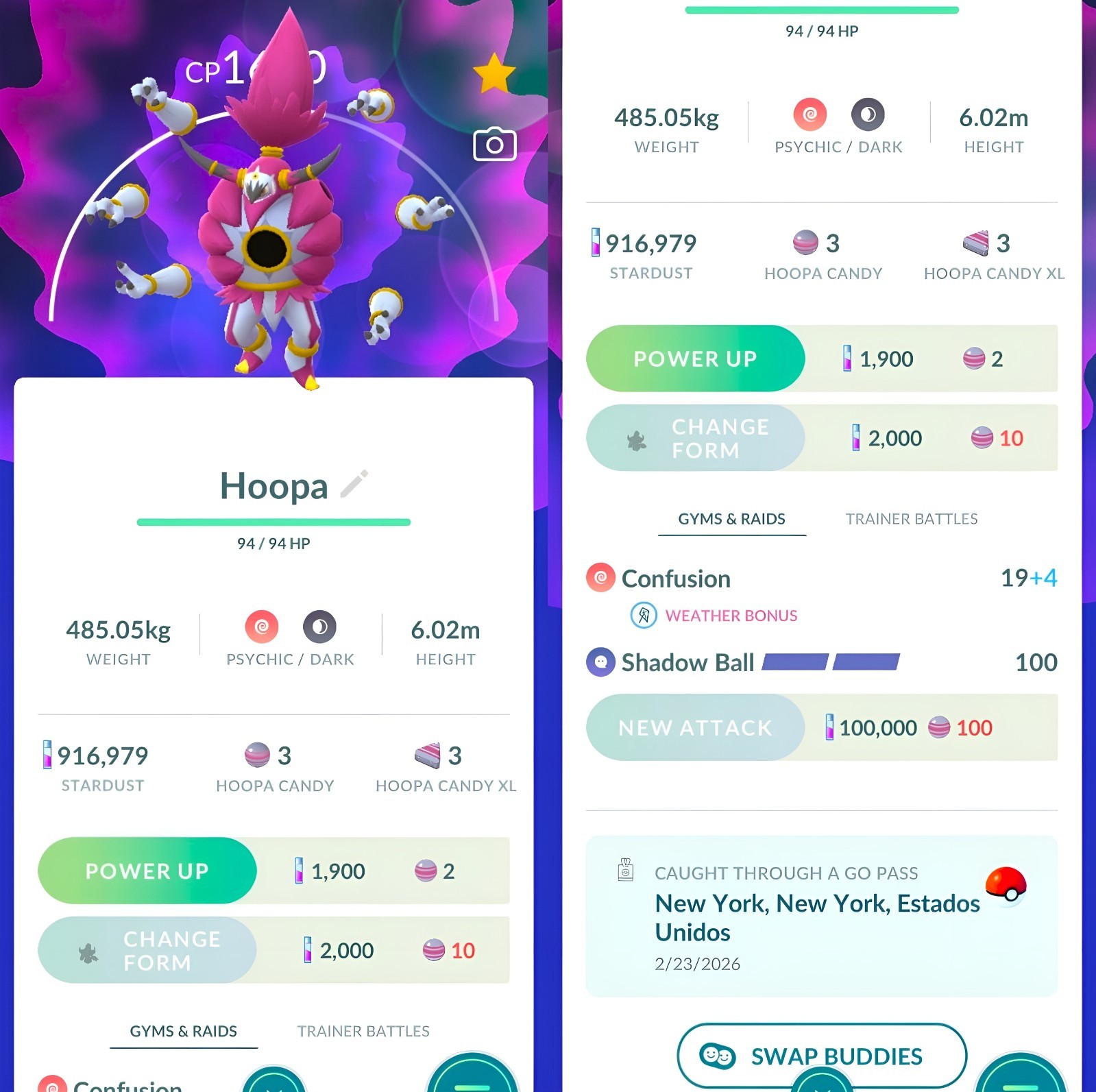 Hoopa | Pokemon Home, personalized OT | Pokemon Home✨