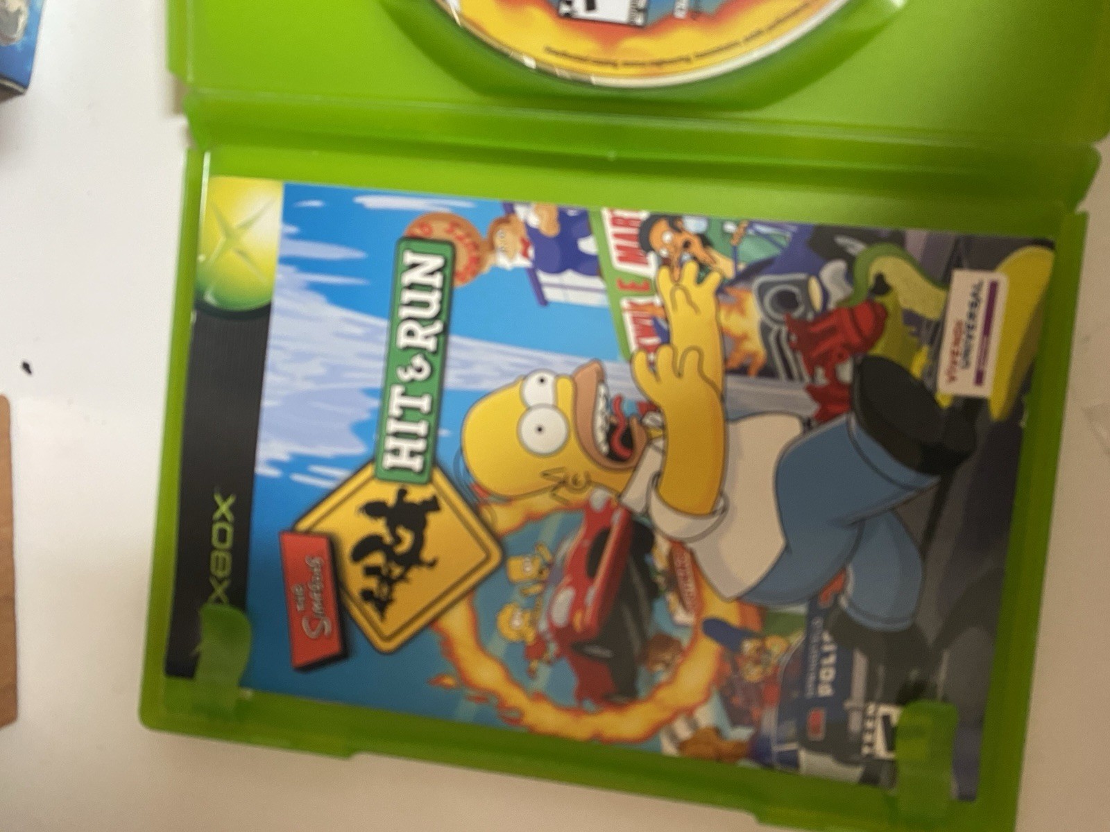 The Simpsons: Hit And Run (Microsoft Xbox, 2003) Complete CIB