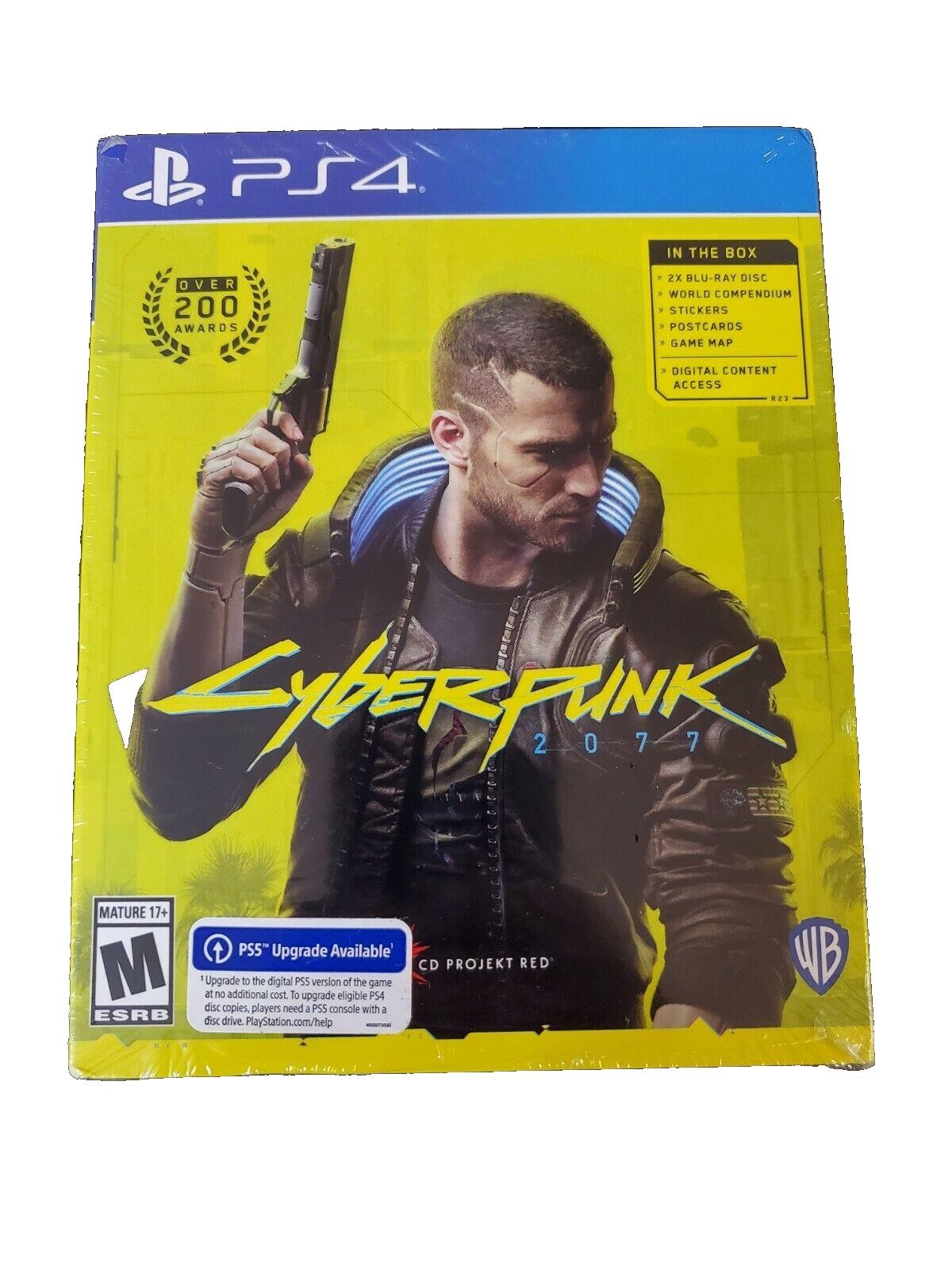 Cyberpunk 2077 PS4 Sony PlayStation 4 BRAND NEW SEALED + Free PS5 Upgrade
