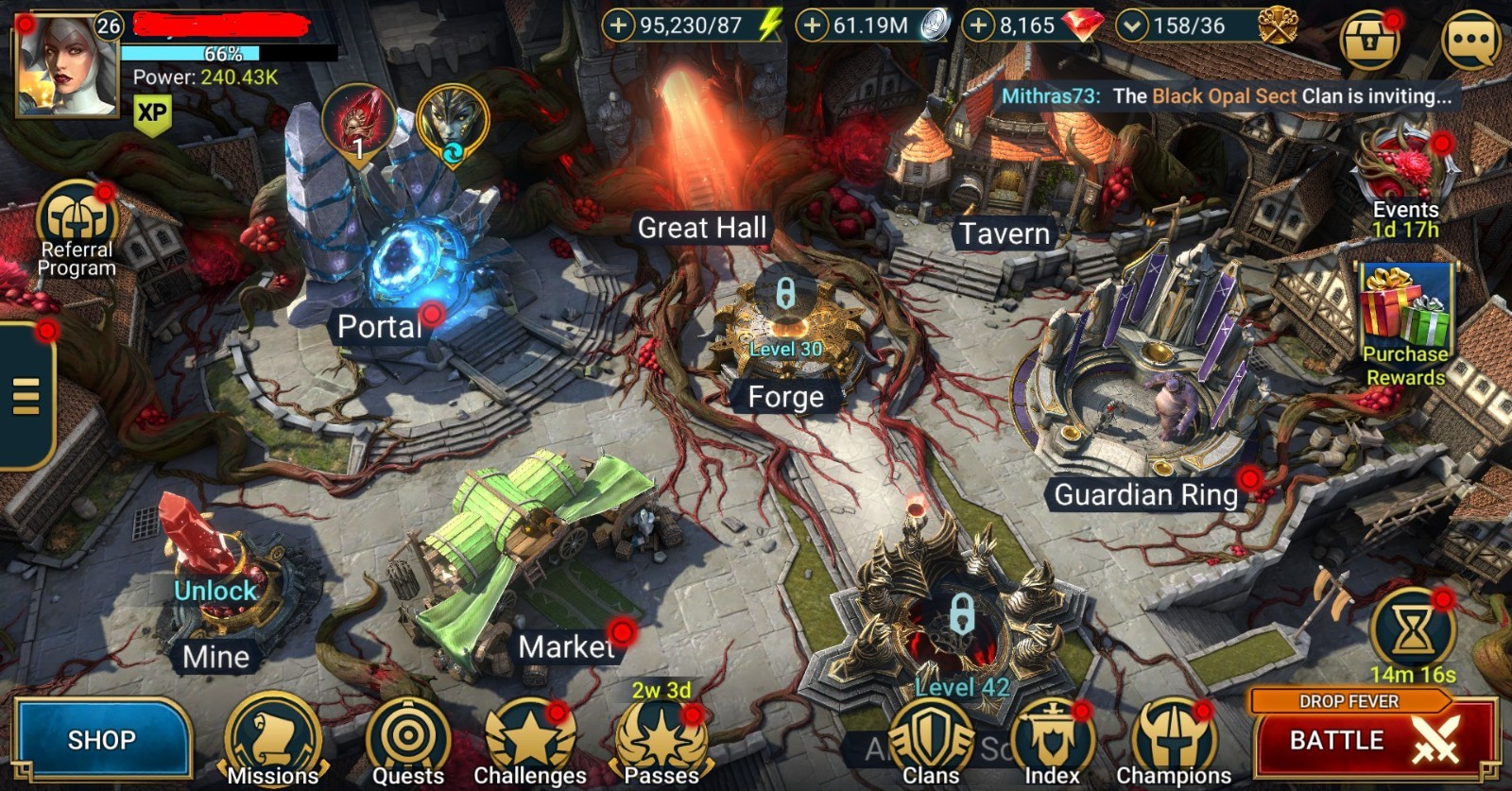 Raid Shadow Legends | Starter acc with Klaazag : 95k energy / 27 Legendary hero