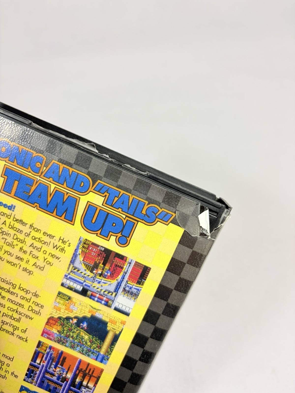 Sonic The Hedgehog 1 & 2 Not For Resale Sega Genesis CIB Tested Working