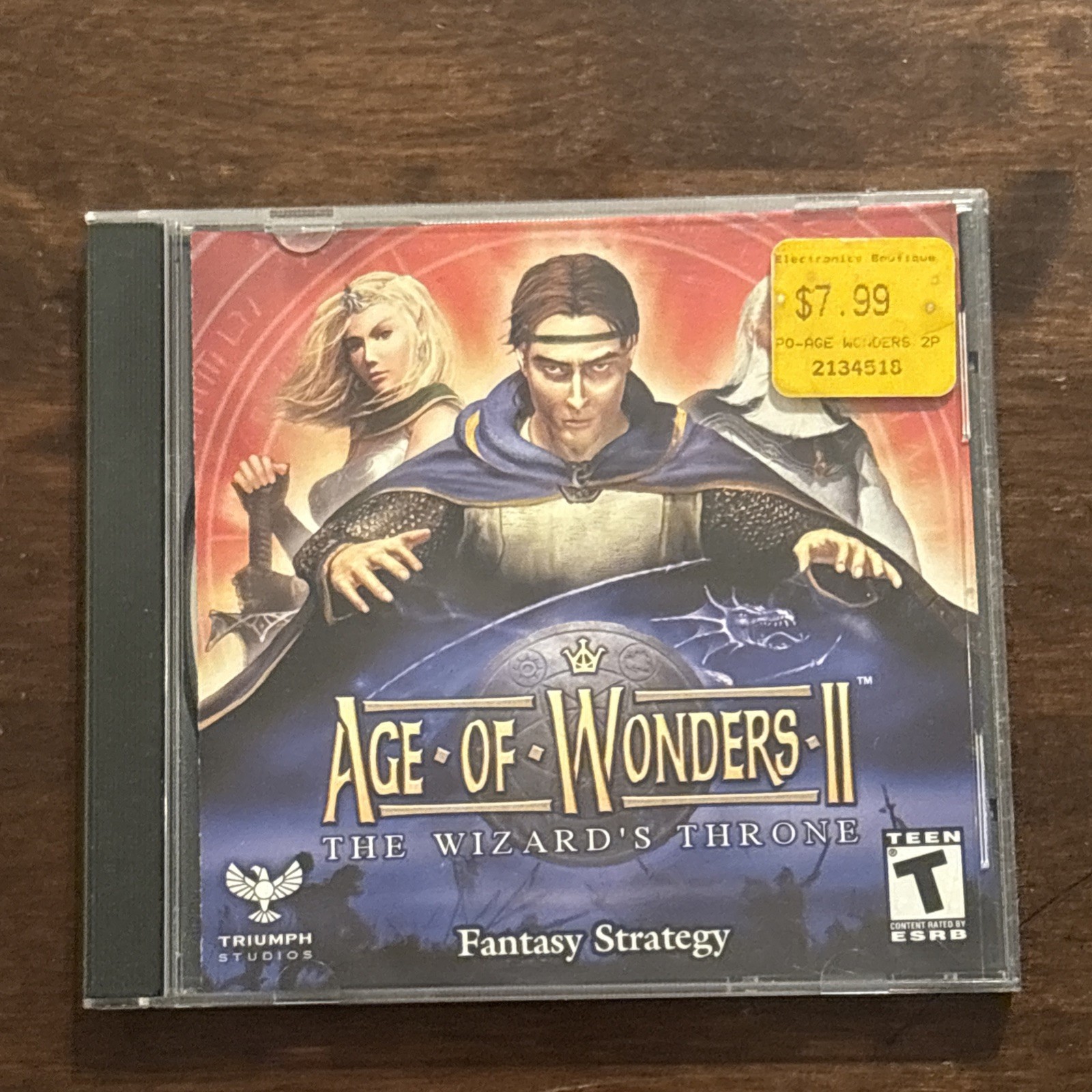 Age Of Wonders 2 “The Wizards Throne” 2002 Pc Cd Rom Windows 98