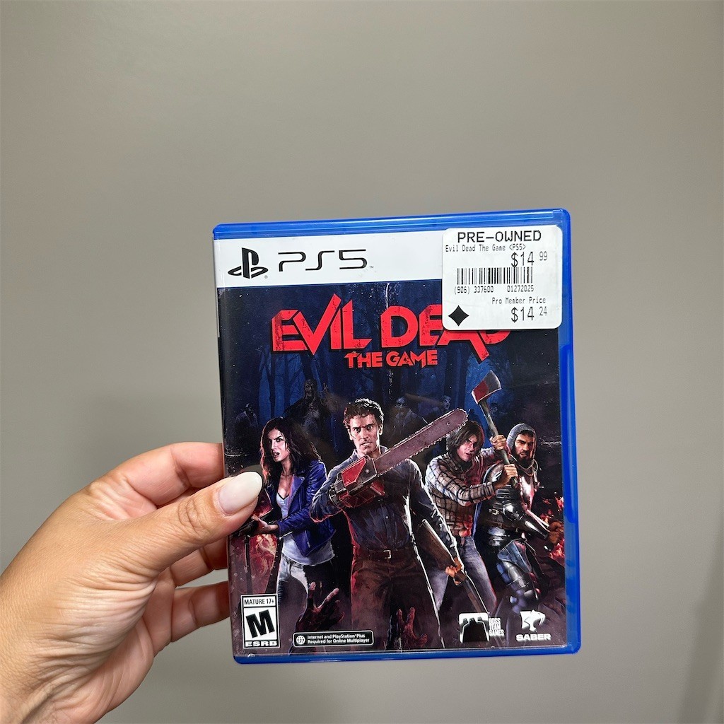 Evil Dead: The Game PS5 Physical Disc w/ Original Case Action Horror M