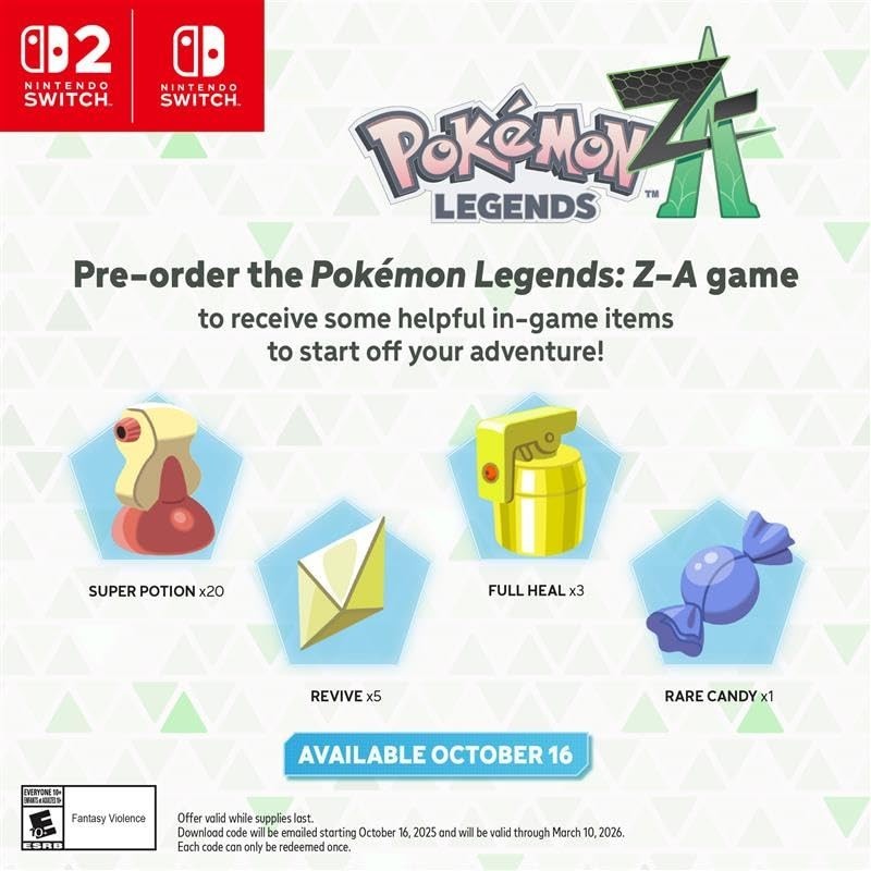 Pokémon™ Legends: Z-A – Nintendo Switch