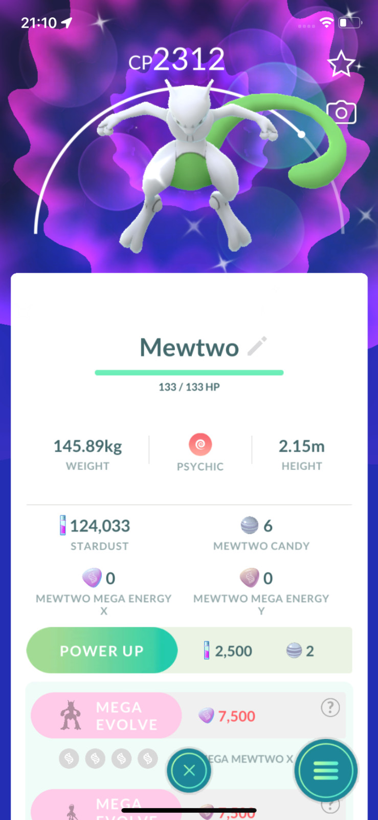 Pokemon Shiny Mewtwo ! Registered or Unregistered ! 30 Days Friendship !! Go
