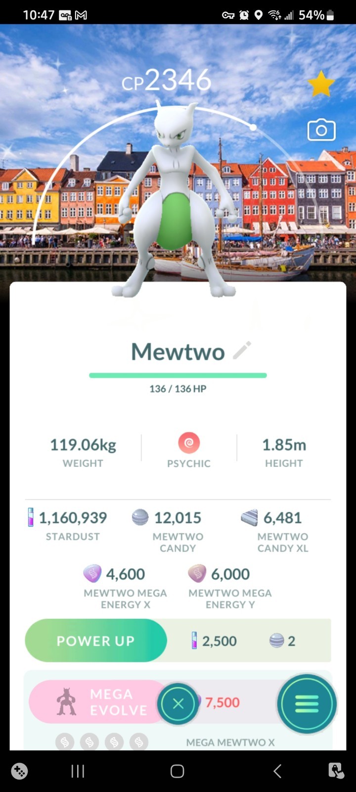 Shiny Mewtwo Copenhagen Pokemon Go (Registered)