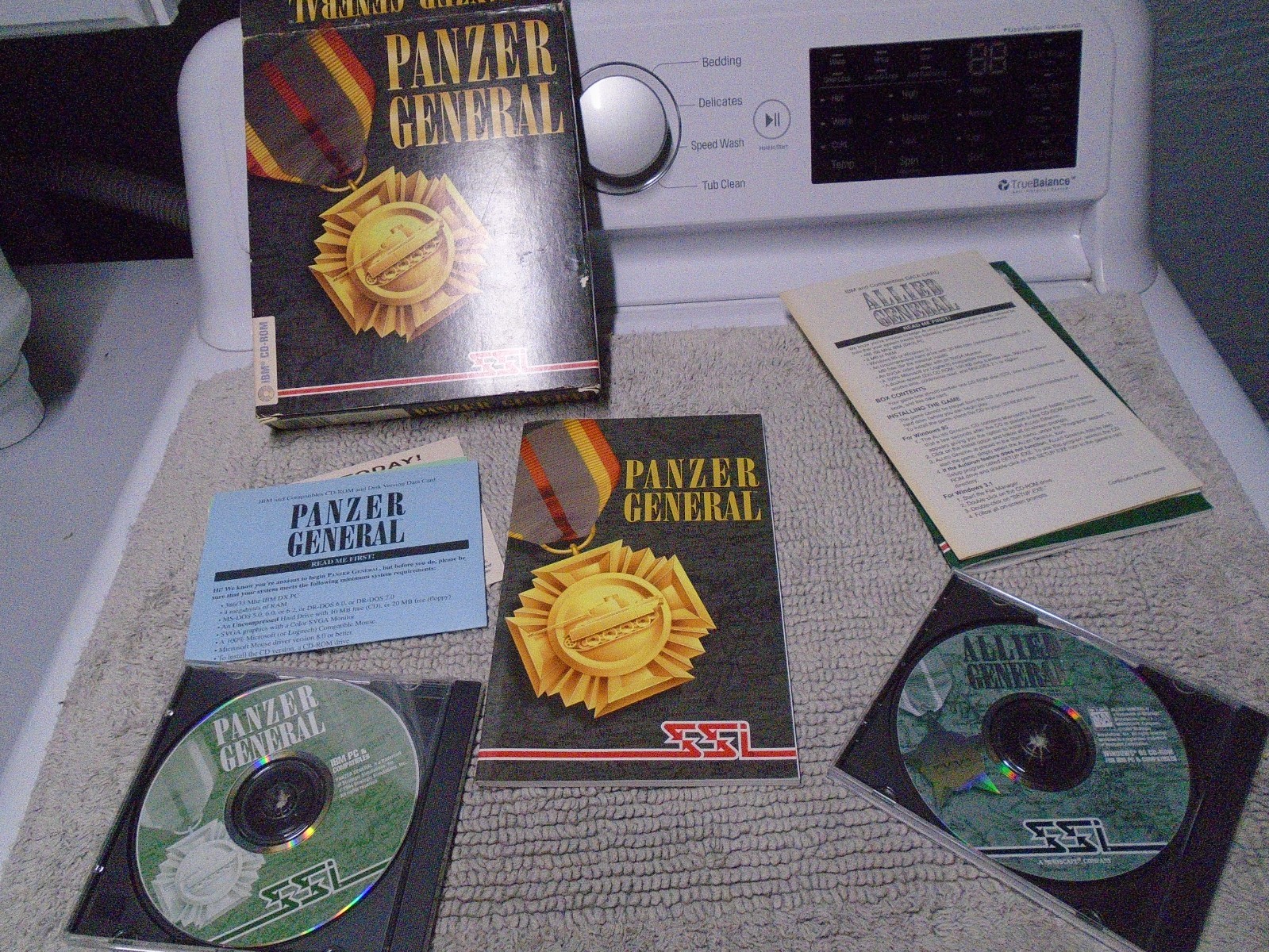 Vintage Panzer and Allied General PC Games 1995