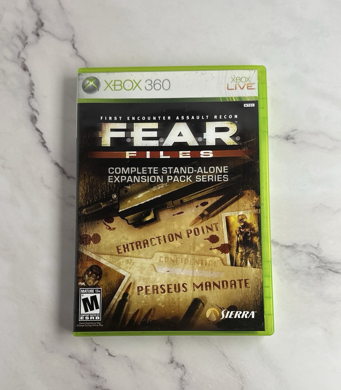 FEAR Files Complete CIB Stand Alone Expansion Pack (Microsoft Xbox 360, 2007)