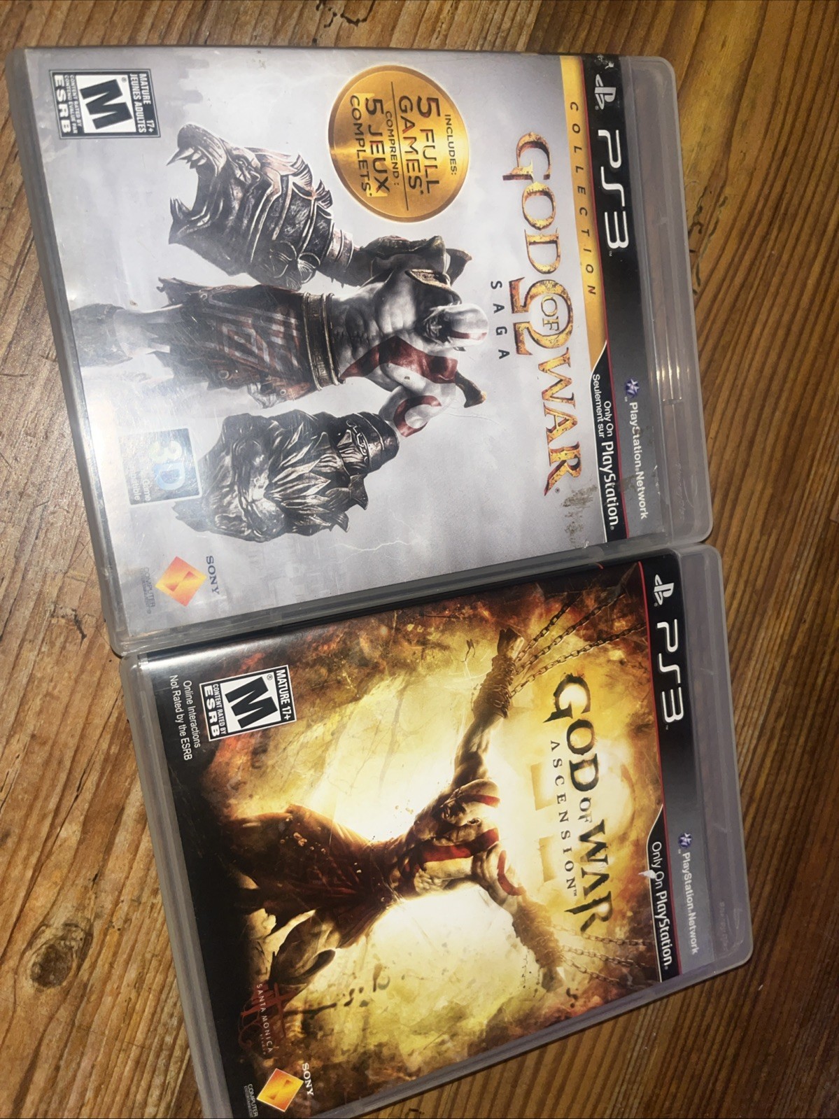 God of War Saga & Ascension – Sony PlayStation 3 PS3 TESTED WORKING!!