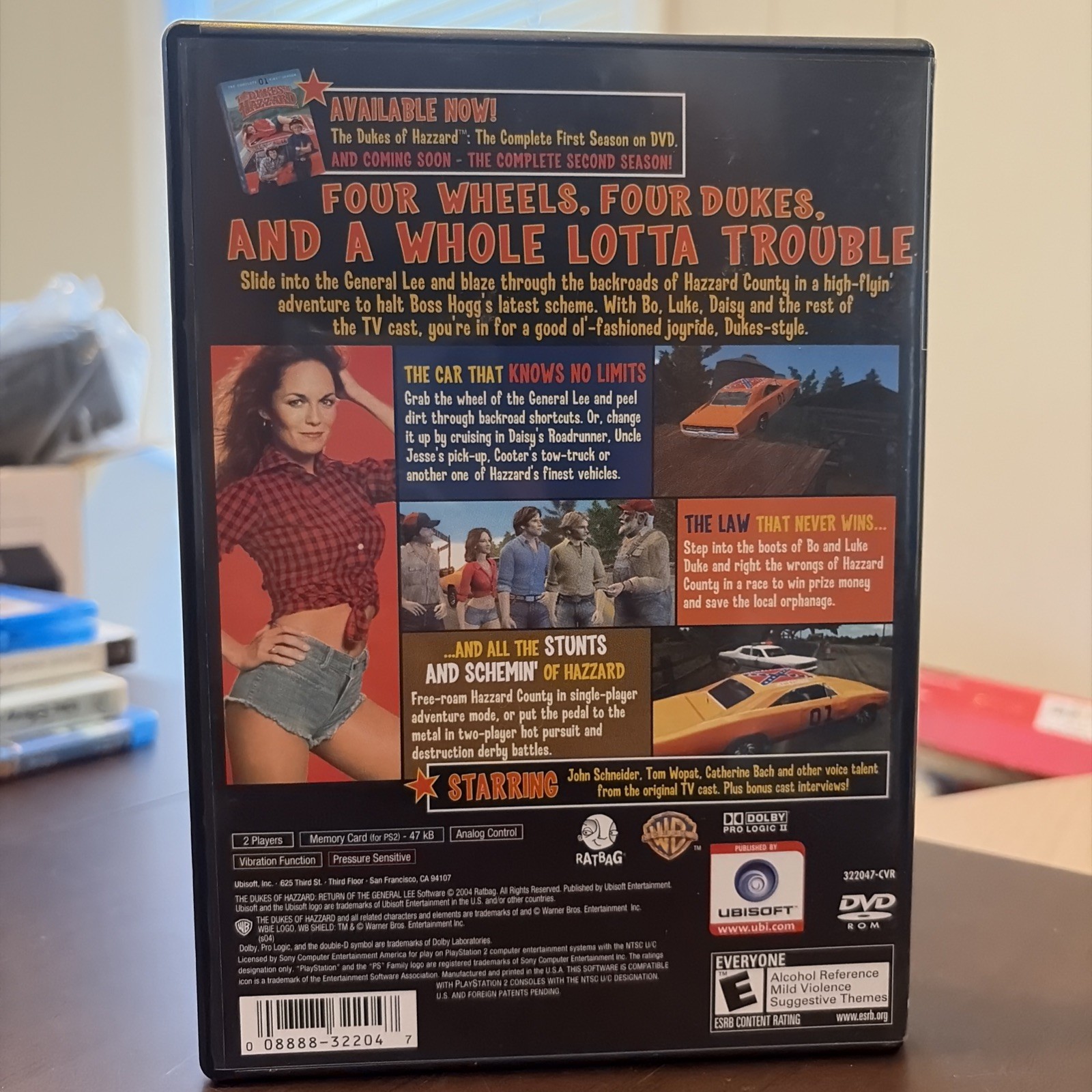 The Dukes of Hazzard Return of the General Lee Sony PlayStation 2 PS2 Video Game
