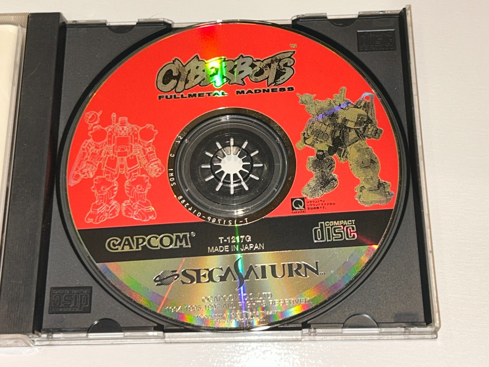 Cyberbots: Fullmetal Madness (Sega Saturn, Japan) Import Complete US Seller NM