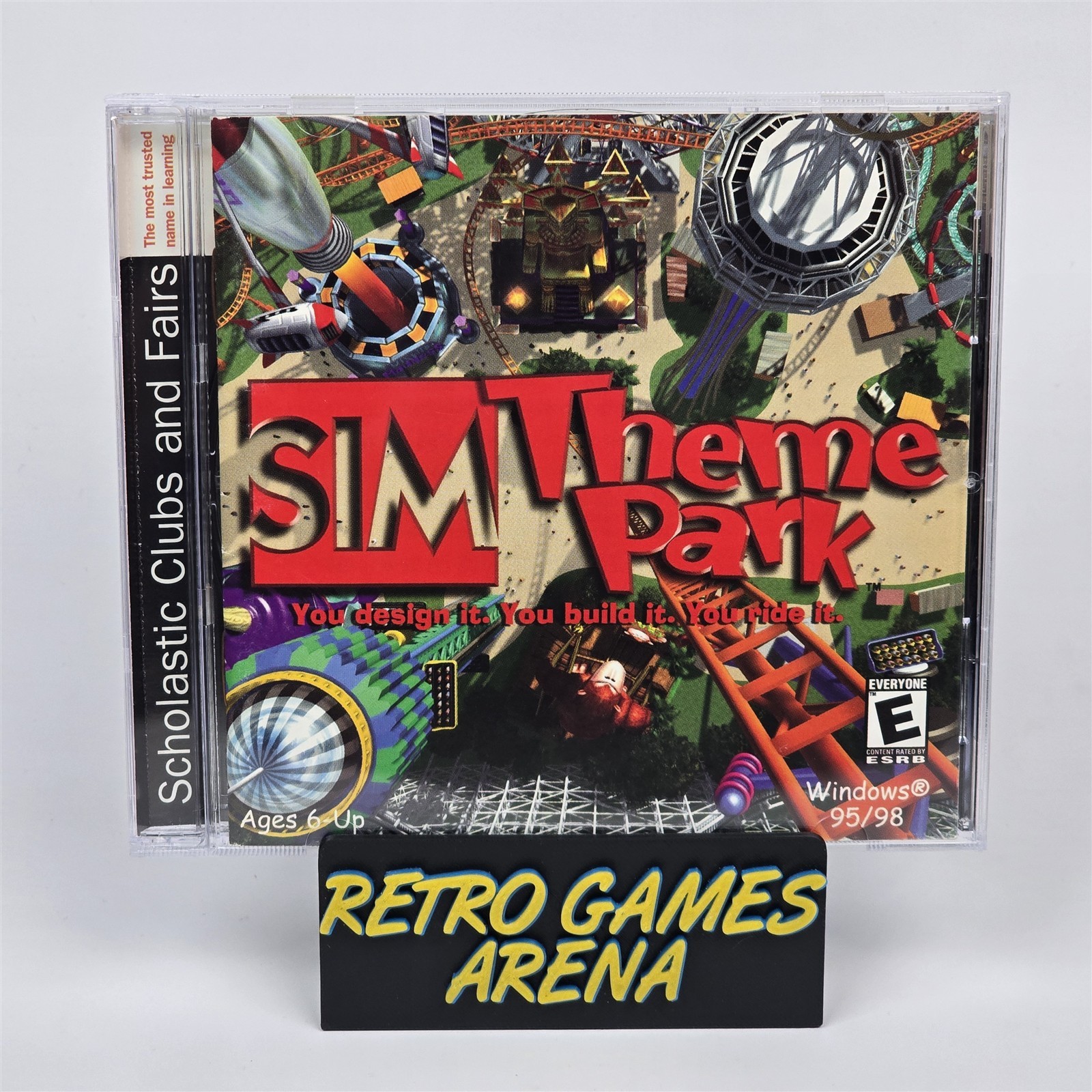Sim Theme Park (PC CD-ROM) Jewel CIB COMPLETE