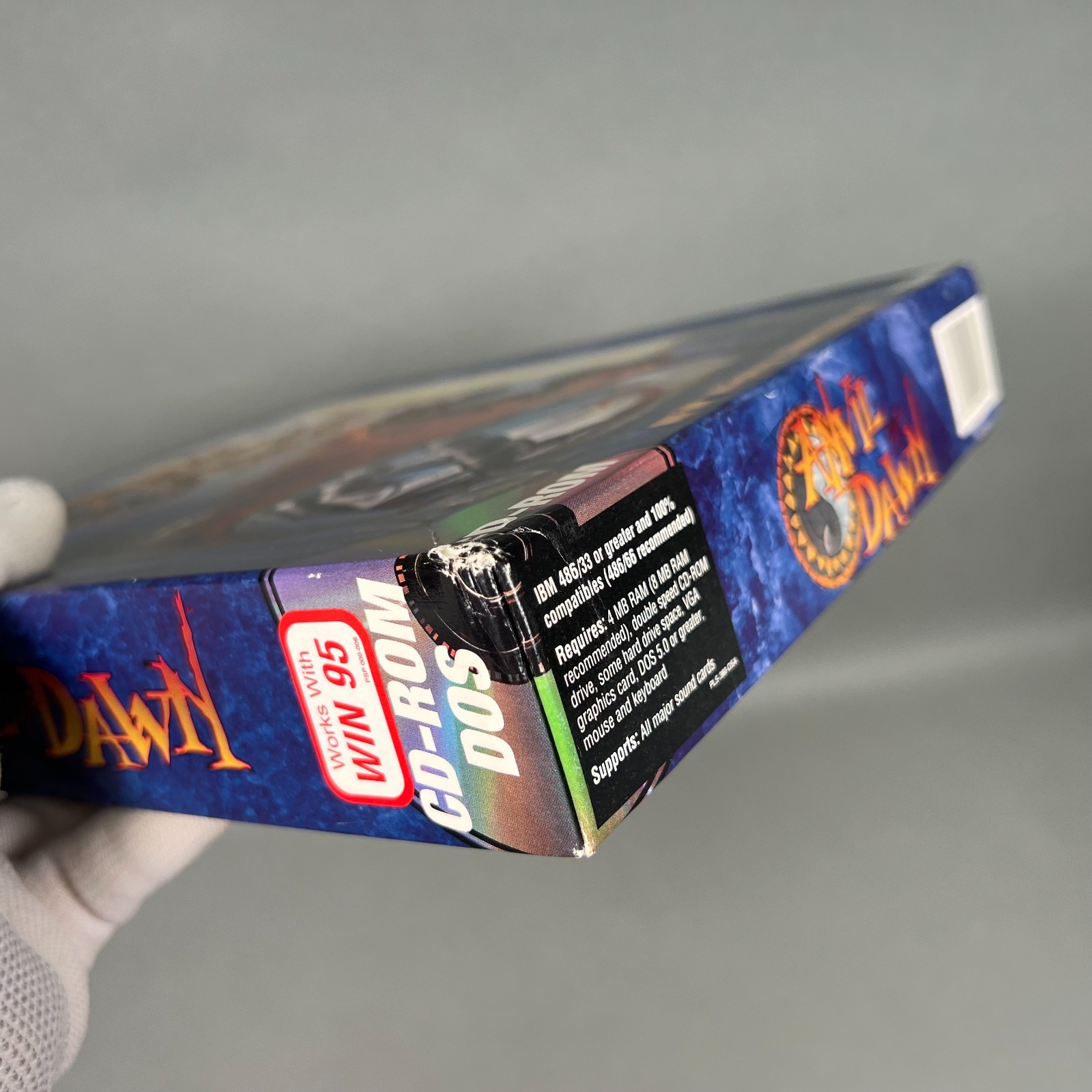 COMPLETE Anvil of Dawn Big Box PC (IBM) CD-ROM Game & Manual New World Computing