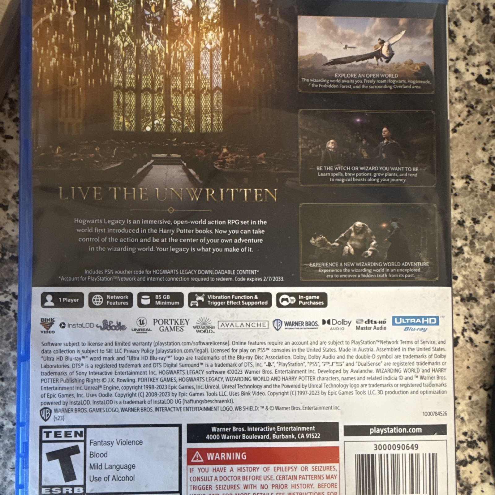 Hogwarts Legacy PS5 Warner Bros. Games RPG Multiplayer Online Play T-Teen