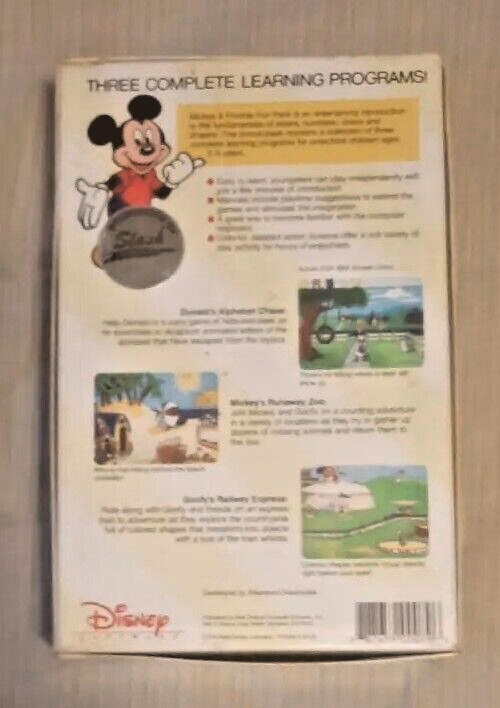 Disney Software Mickey And Friends Fun Pack Tandy And IBM Tested And Works