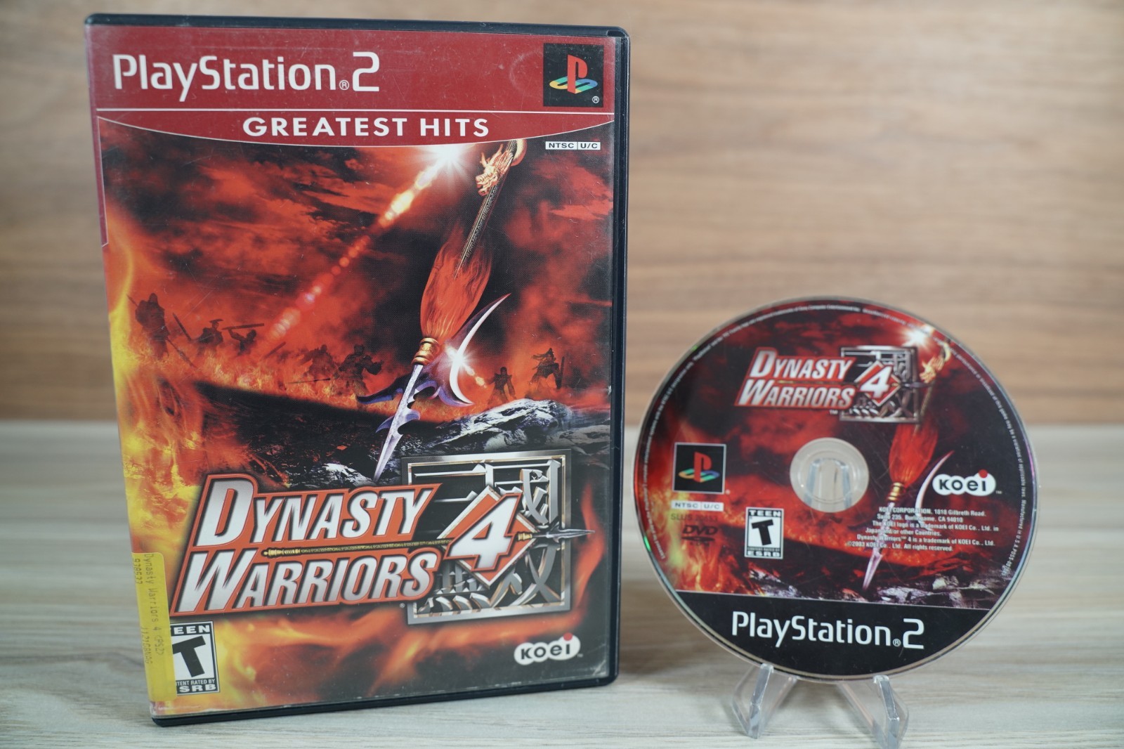 Dynasty Warriors 4 (Sony PlayStation 2, 2003) PS2 Complete CIB