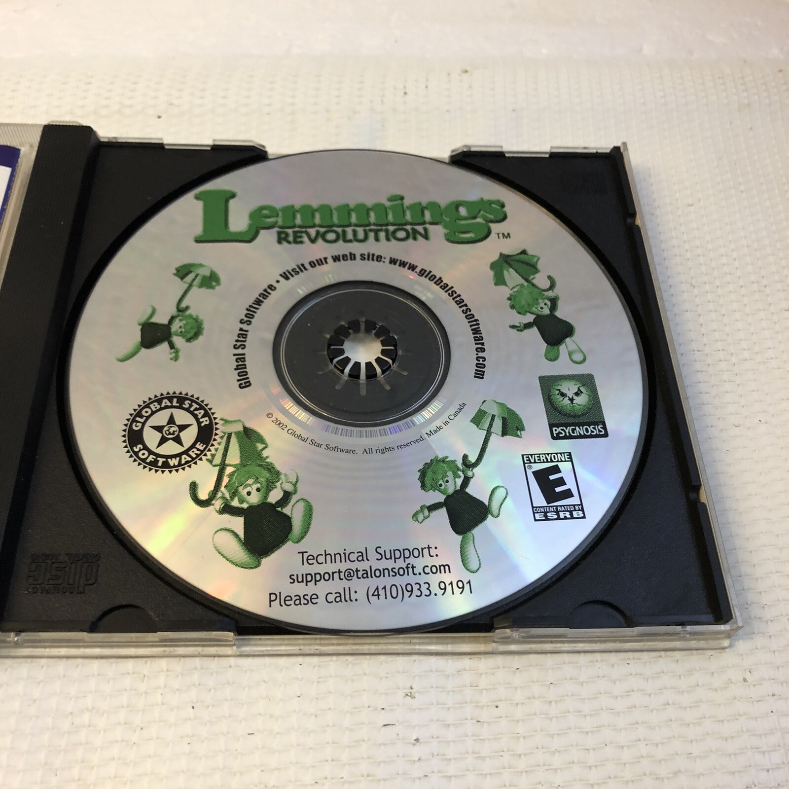 Lemmings Revolution PC 2002 Psygnosis global cdrom Game of Year puzzle adventure