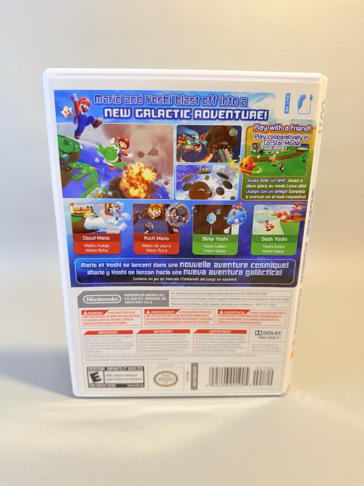 Super Mario Galaxy 2 (Nintendo Wii) Complete CIB Excellent Condition